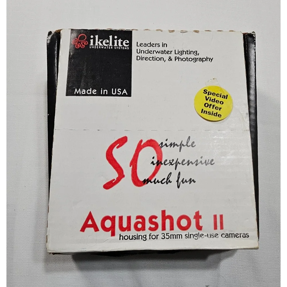 Ikelite Aquashot II 5435‎ Underwater Housing for 35mm Single Use Cameras